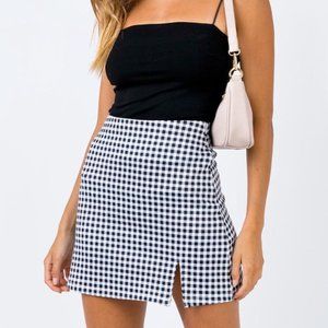 PRINCESS POLLY GINGHAM MINI SKIRT